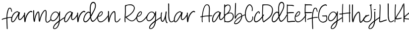 farmgarden Regular font
