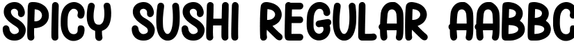 Spicy Sushi Regular font
