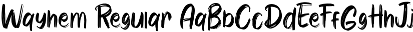 Wayhem Regular font