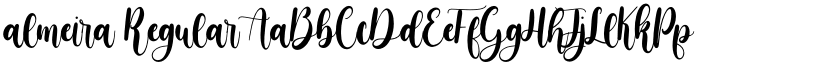 almeira Regular font