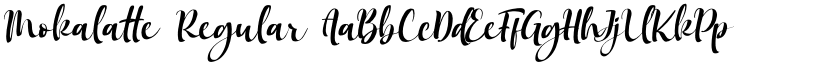 Mokalatte Regular font