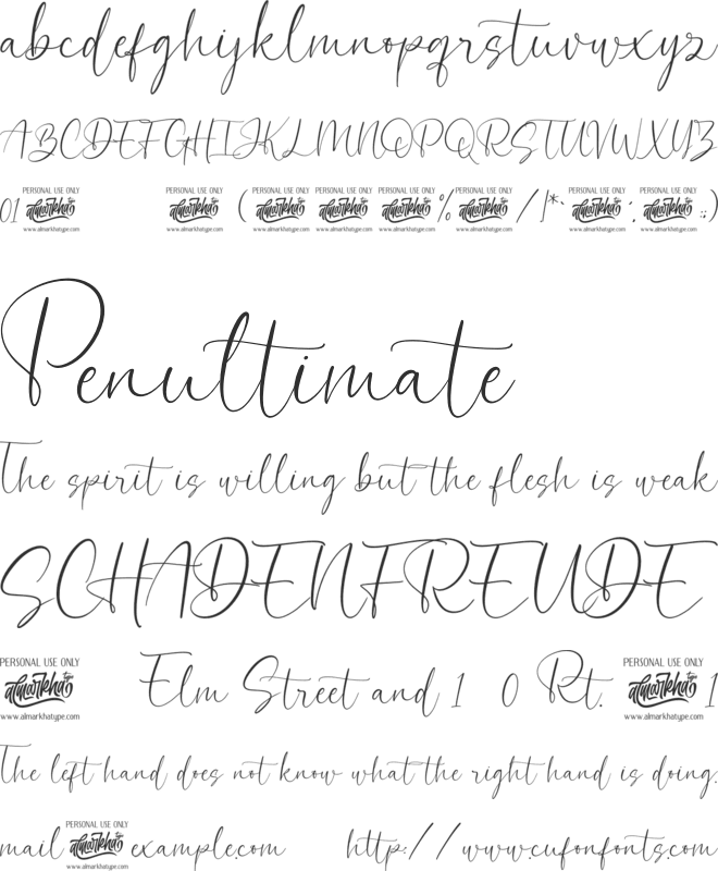 Bionetha font preview