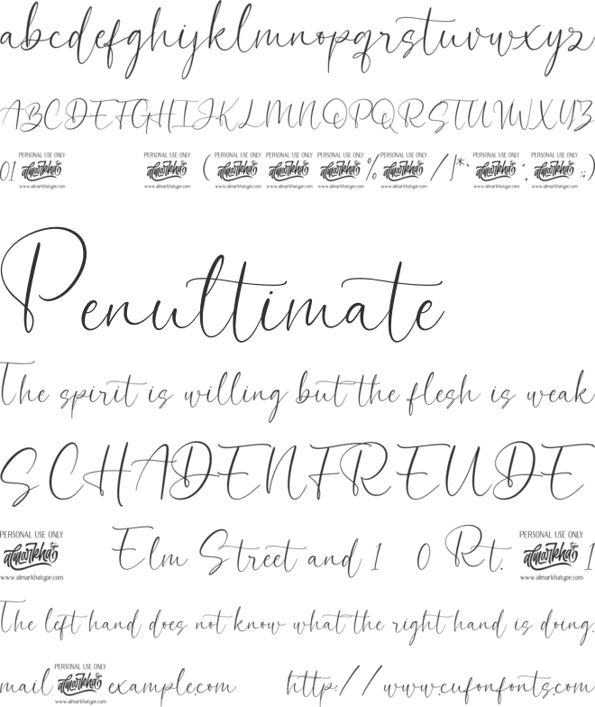 Bionetha font preview