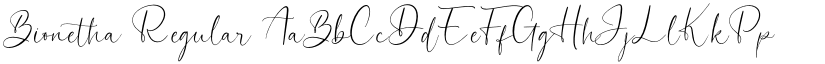Bionetha Regular font