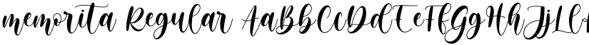 memorita Regular font