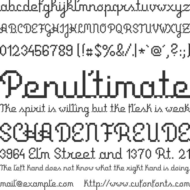 Primus Script font preview
