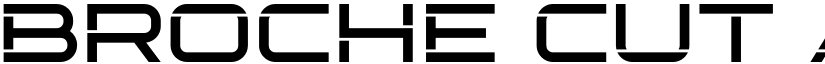Broche Cut font