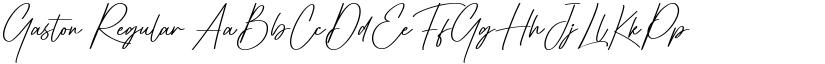 Gaston Regular font