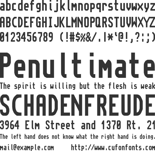 Topaz New font preview