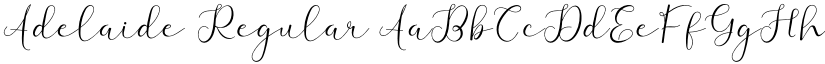 Adelaide Regular font