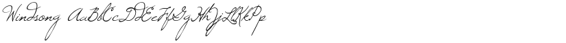 Windsong font