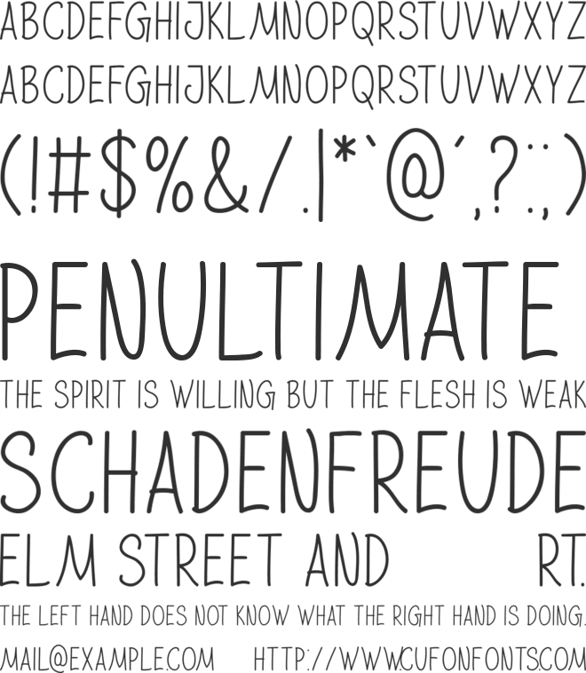 Summer Ink font preview