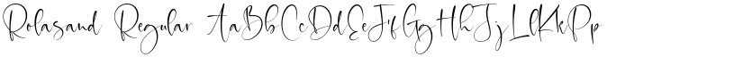Rolasand Regular font