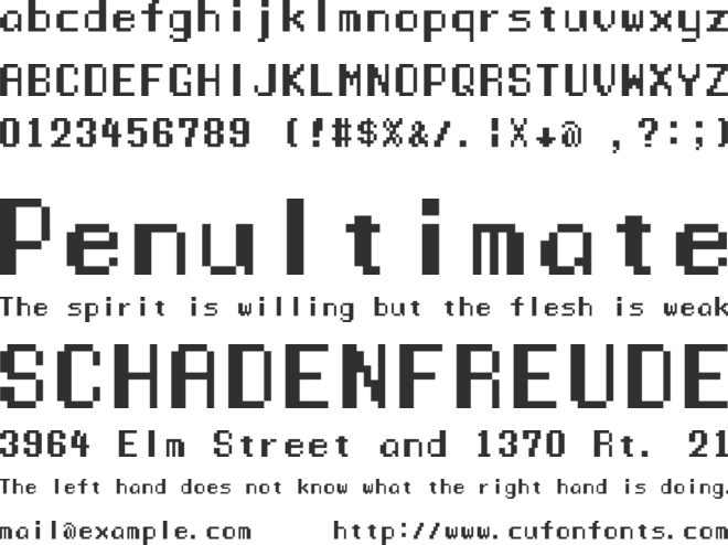 Manaspace font preview