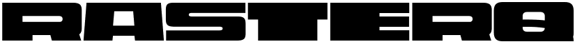 Rasterquan Expanded Bold font