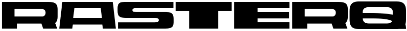 Rasterquan Expanded Medium font
