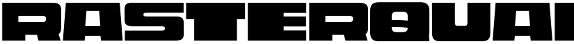 Rasterquan Semi Expanded Bold font