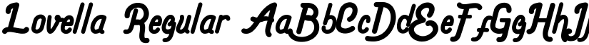 Lovella Regular font