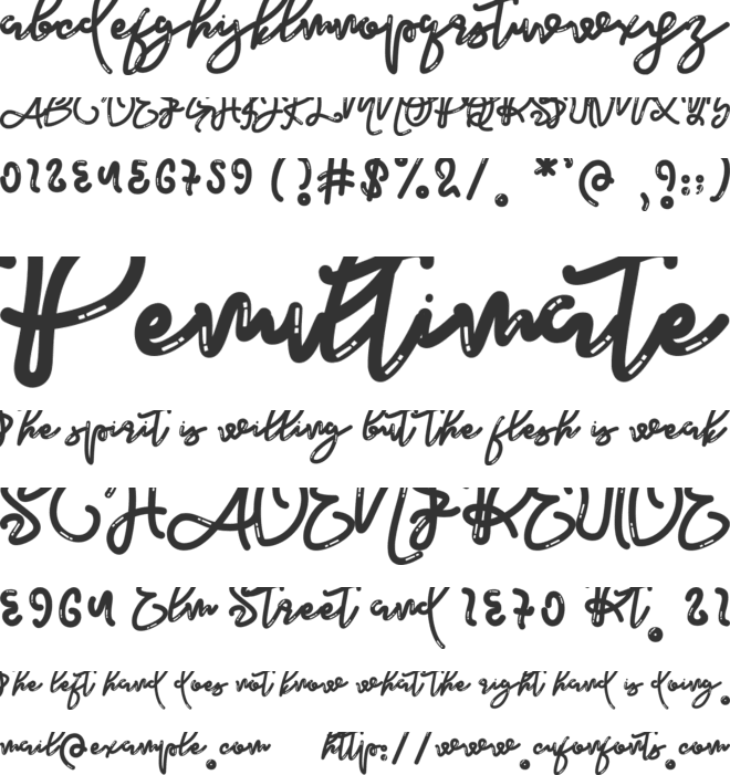 Mellifluous Valentine font preview