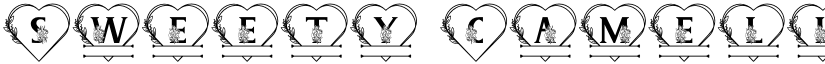 Sweety Camellia Monogram Regular font