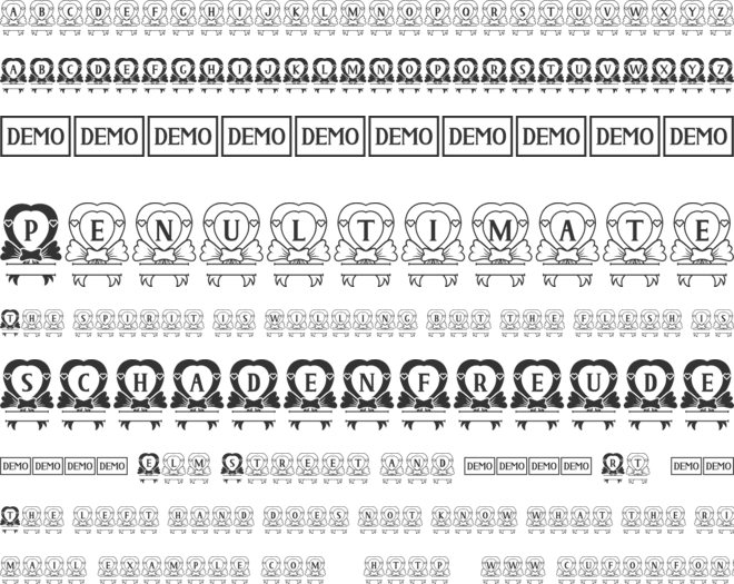 Alexatie font preview