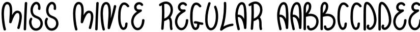Miss Mince font download