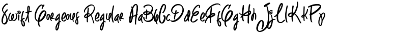 Swift Gorgeous Regular font
