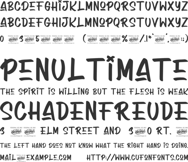 Arcinoll font preview