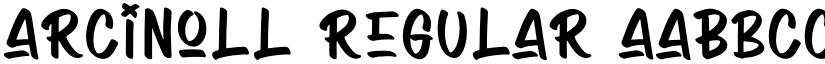 Arcinoll Regular font