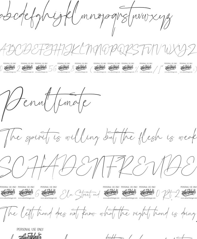 Charlie Brocklin font preview