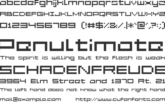 Grixel Acme 5 Wide font preview