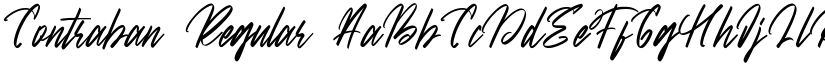 Contraban Regular font