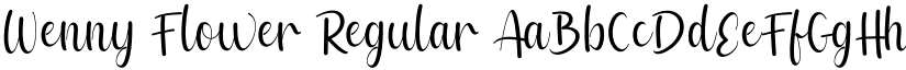 Wenny Flower Regular font