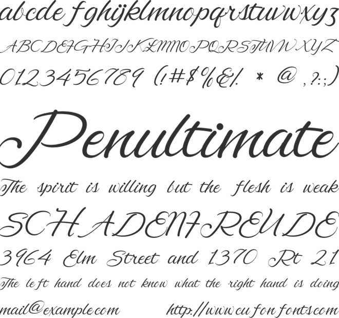 Keeyla font preview