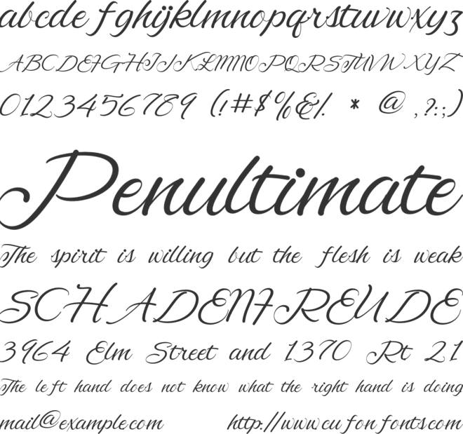 Keeyla font preview