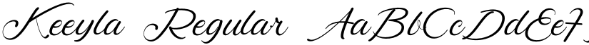 Keeyla Regular font