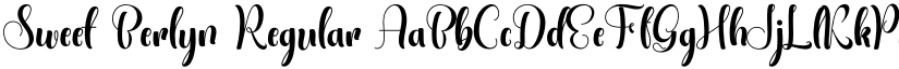 Sweet Berlyn font download