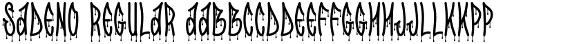 Sadeno font download