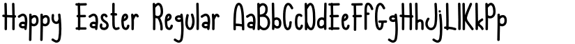 Happy Easter Regular font