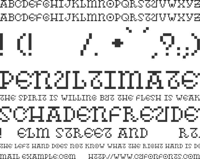 As pedras da Belle Otero font preview