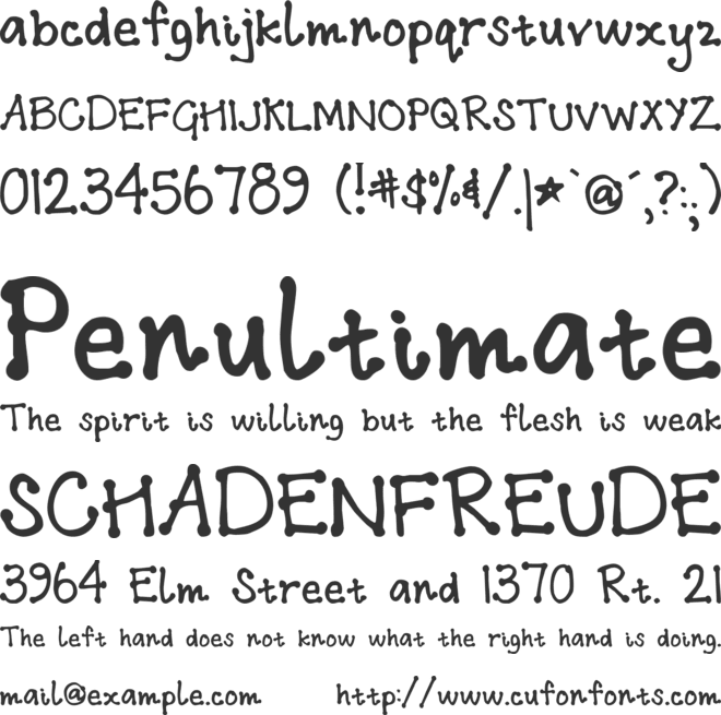 Addis Ababa font preview