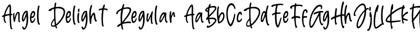 Angel Delight Regular font