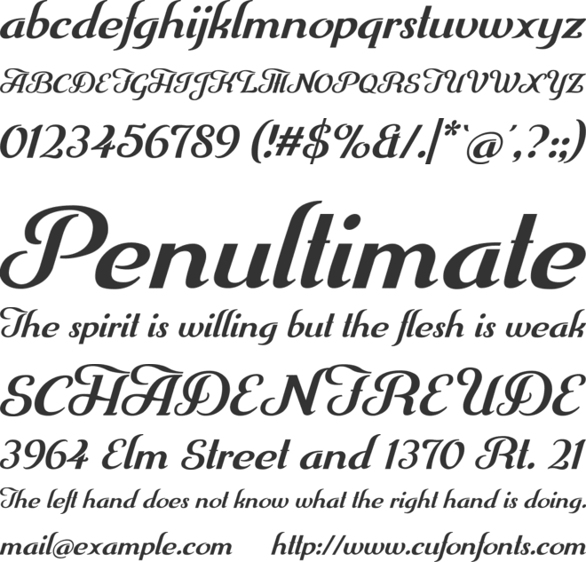 Trumpit font preview