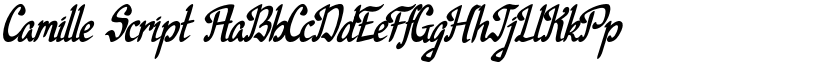 Camille Script font