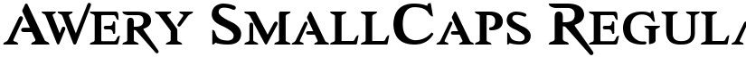 Awery SmallCaps Regular font