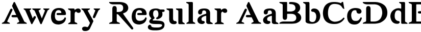 Awery Regular font