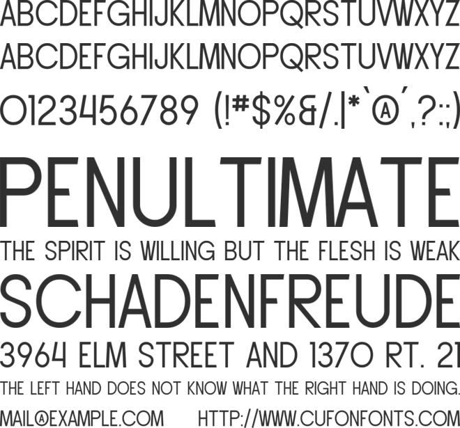 SF Buttacup Lettering font preview