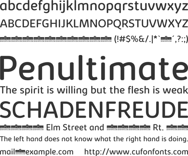 Kabrio Abarth font preview