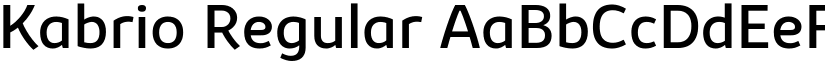 Kabrio Regular font