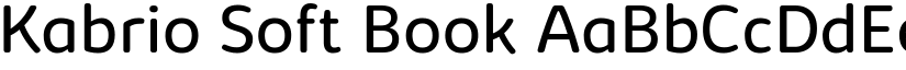 Kabrio Soft Book font